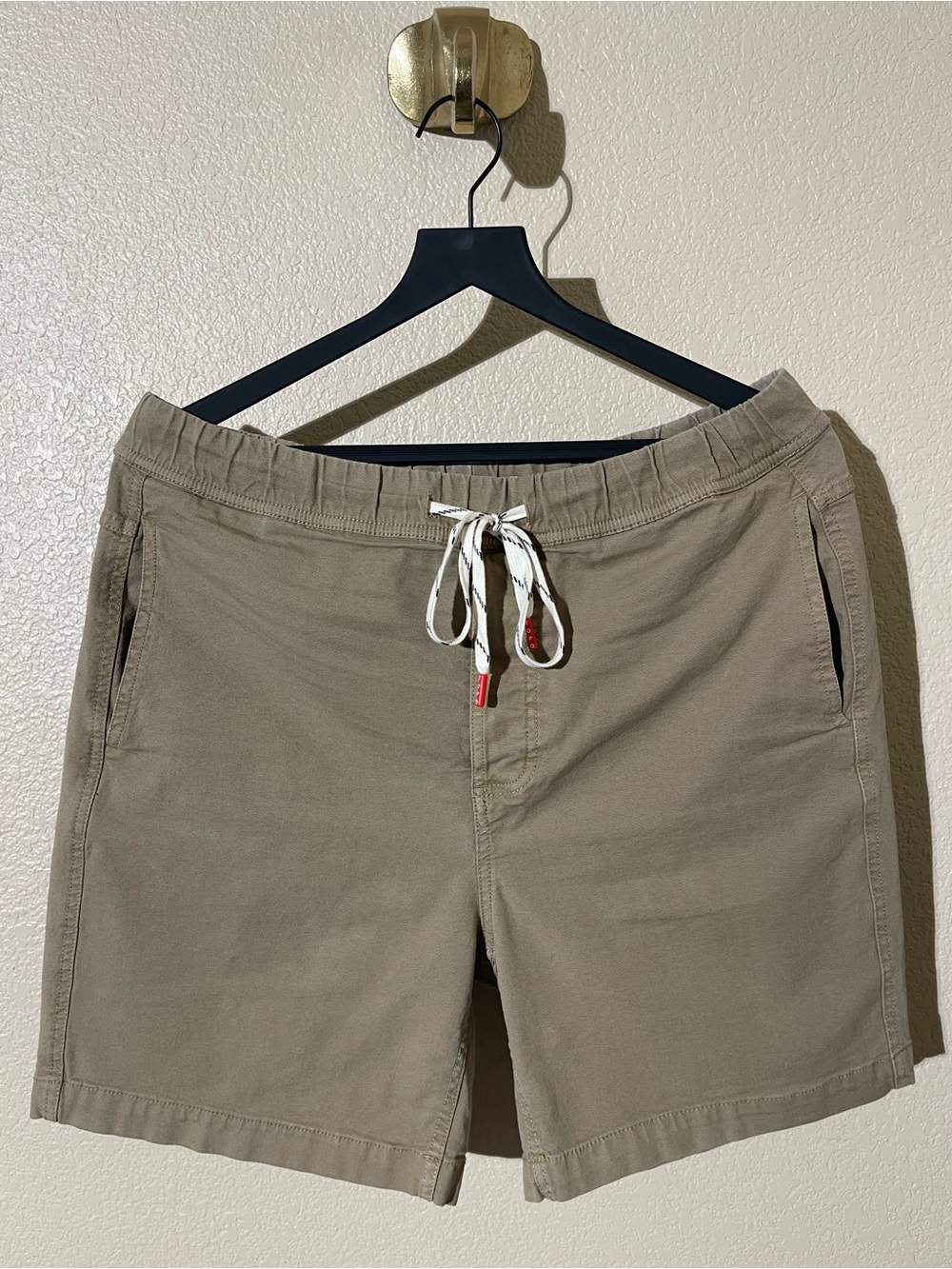 Topo Designs Tan Drawstring Shorts